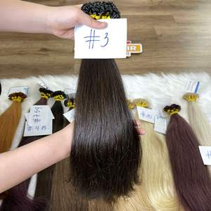 Vente du vendredi noir! 100% paquets de tissage de cheveux humains Remy pointe plate beaucoup de couleurs du Vietnam prêt à expédier - Product Image 6