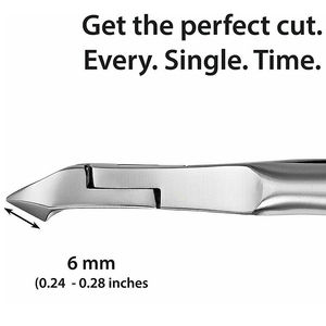 Cortaúñas Profesional de Acero al Carbono para Dedos de Manos y Pies, con Logotipo Personalizado en Caja OEM y Empaque Cromado para Pedicura y Cuidado de los Pies - Product Image 6