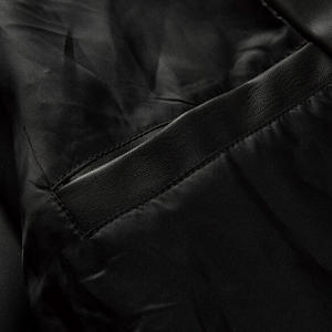 Chaqueta de cuero con cuello levantado para hombre, cómoda, alta calidad, manga completa, último diseño, 2022 - Product Image 3