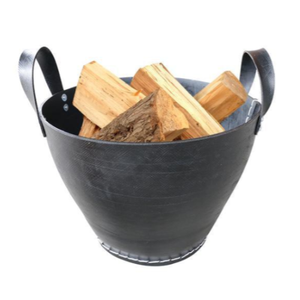 หม้อเก็บยางรีไซเคิลพร้อมที่จับดีเอ็มไม้ซุงสำหรับงานสวนพื้นใช้งานจากเวียดนาม - Product Image 2