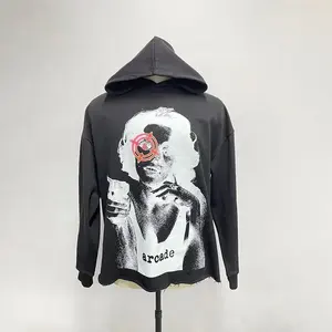 En vrac 320 GSM Hoodies Heavyweight Cotton Unisex Sweatshirts Confortable Chaud Durable Casual Wear Factory Direct Wholesale Supply - Product Image 4