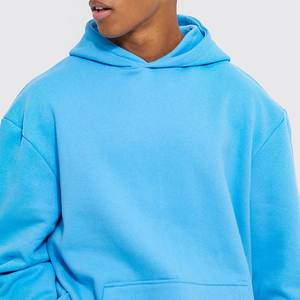 Sweat à capuche oversize en coton éponge 100% pur de haute qualité, streetwear, polaire épais, épaules tombantes, écologique, unisexe, en vente - Product Image 4