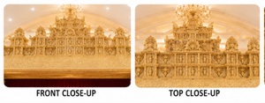 Mandapam de mariage Gujarati Manavarai : Élégant aménagement de temple pour mariages d'Inde du Sud, en fibre, portable - Product Image 5