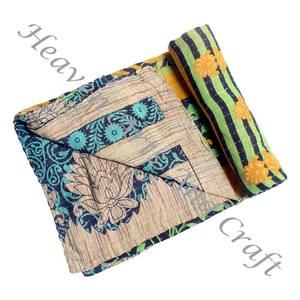 <b>Kantha</b> <b>Quilt</b> Gudari <b>Kantha</b> <b>Quilt</b> Gudari Hot Selling Wholesale Gold Supplier GD2034 Handmade <b>Kantha</b> <b>Quilt</b> Cotton Printed Indian - Product Image 5