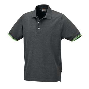BETA Polo de tres botones para hombre 100% algodón gris (paquete múltiple) - Product Image 1