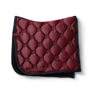 Tapis de selle anglais matelassé de qualité supérieure Doublure douce durable Confort respirant pour les amateurs d'équitation Tapis de selle OEM - Product Image 4