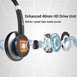 Casque Sans Fil à Suppression de Bruit avec Micro Stéréo PC avec Fonction Mute & 26H de Conversation pour Bureau Ordinateur Smartphone Réunions Zoom - Product Image 5