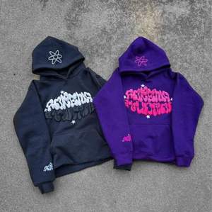 Streetwear Puff Print Fabricación Conjuntos Chándal Apilado Jogger Sweat Suit Personalizado Dos piezas Pantalones de chándal acampanados y Sudadera con capucha - Product Image 1