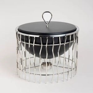 Cazuela Redonda Dorada Elegante con Soporte, Apta para Catering de Grandes Eventos, Exhibición de Comida Caliente y Presentación de Buffet - Product Image 5