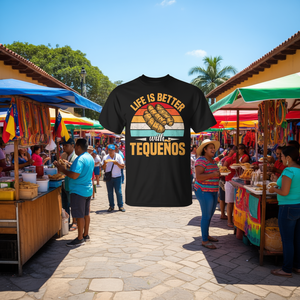 T-shirt promotionnel Tequenos, plat de cuisine vénézuélienne - Product Image 3