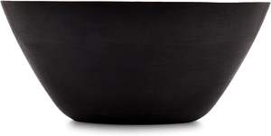 Cuenco de madera NEGRO de primera calidad perfecto para servir comida, Decoración de cocina, mesa de comedor para el hogar, acento, superventas, pieza de vacaciones - Product Image 2