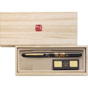 [KURETAKE] Kuretake DU184-415 Brush Pen, Fountain Pen, Maki-Ei, Tsuruju, Black, Black Shaft Stationery <b>Water</b> <b>Color</b> Watercolor Pe - Product Image 2