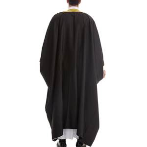 Ropa musulmana tradicional Abaya para hombre en stock con mangas largas bordadas, bata árabe holgada - Product Image 3