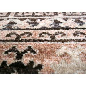 พรมวิสกายาสีเบจและสีน้ำตาล ทำด้วยมือจากขนแกะอัฟกัน ลายเรขาคณิต สำหรับห้องนั่งเล่น ขนาด 9x12 ฟุต รุ่น Enm-8009 - Product Image 3