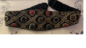 Cinturón de piel de vaca auténtica personalizado, cuentas multicolores, hebilla de cobre de estilo occidental de lujo, grabado a mano para hombres y mujeres, Argentina - Product Image 2