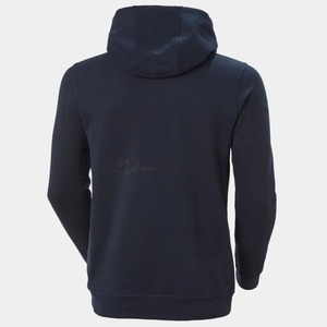 Sudadera con capucha para hombre, de algodón grueso, informal, con cremallera, estilo urbano, cálida, transpirable, con patrón liso, opción de talla personalizada, personalizable - Product Image 6