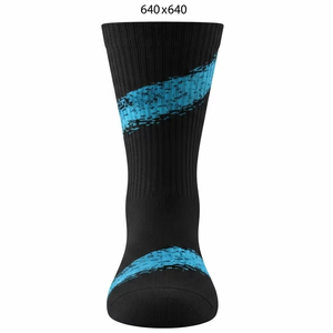 Sporty Knitted Polyester Nylon Sports <b>Socks</b> Breathable Digital Print Athletic Gym Running Cycling Training Fitness Casual Wear - Product Image 1
