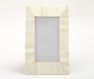 Cadre photo en incrustation d'os poli fait à la main avec une idée cadeau personnalisée unique de style amour de f s international - Product Image 5