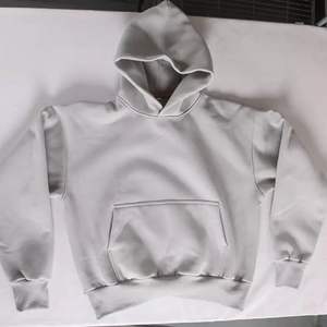 Patch work cropped pullover no <b>strings</b> hoodie Custom design acid wash vintage cotton distressed embroidery patch <b>Hoodies</b> - Product Image 6