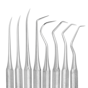 Ensemble de sculpteurs de cire à double extrémité outils de sculpture de modélisation de cire dentaire choix dentaires outil de sculpture d'argile de poterie de polymère inoxydable - Product Image 4
