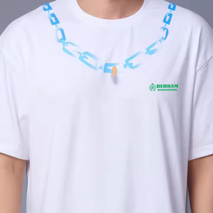 Camisetas Casuales para Hombre al por Mayor, 100% Algodón, Cuello Redondo, Corte Regular, Ecológicas, Antiarrugas, Transpirables, con Logotipo Impreso Digitalmente en la Parte Delantera - Product Image 5