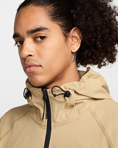 Conjunto de chándal de invierno para hombre, chaqueta cortavientos transpirable ligera, capucha sólida con logotipo personalizado, suministro directo de fábrica al por mayor - Product Image 3