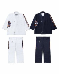 BJJ unisex jiujitsu กิโมโน Gi ชุดฝึกศิลปะการต่อสู้ทำจากผ้าฝ้าย100% สไตล์ตามสั่งกางเกงขาสั้นพิมพ์โลโก้แบบถ่ายเทความร้อนตามต้องการ - Product Image 2