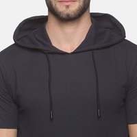 Conception personnalisée de qualité supérieure coupe confortable t-shirts à capuche pour hommes en plein air meilleure vente séchage rapide t-shirts à capuche pour hommes