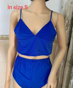 OEM Custom 2 Piece Silk Sleepwear Pajama Set Ladies Lingerie <b>Pyjamas</b> Women Sleepwear Sets Custom Logo Two Piece Satin Pajama Set - Product Image 6