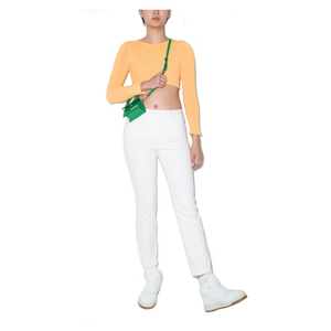 Pantalons en jean skinny confortables pour femmes de haute qualité Fabriqués en usine Meilleure vente Pantalons en jean denim mi-hauts à la cheville pour femmes - Product Image 2