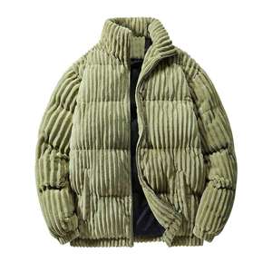 Chaqueta de Invierno Personalizada de Alta Calidad para Hombre, Estilo Urbano, con Capucha, Acolchada, Impermeable, con Cuello Alto, Hombros Caídos y Relleno Grueso - Product Image 4