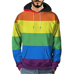 เสื้อฮู้ดดี้ผู้ชายแฟชั่นปี 2026 ผ้าฝ้าย 100% สีตามสั่ง พิมพ์ลายดิจิทัลสำหรับฤดูหนาว สวมใส่สบาย กันน้ำ เหมาะสำหรับกิจกรรมกลางแจ้ง - Product Image 1