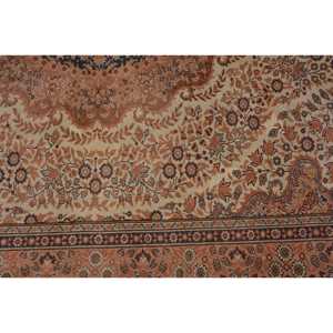 Turkish Vintage Patchwork Accent Rug 2.8x6 ft <b>Brown</b> Persian <b>Wool</b> Eco-Friendly Latex Backed - Product Image 5
