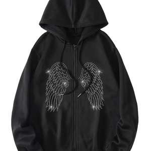 Fabricantes de ropa Sudadera con capucha térmica de diamantes de imitación de peso pesado Ropa de calle Logotipo personalizado Unisex Diamantes de imitación de gran tamaño - Product Image 6