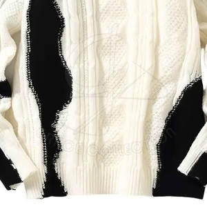 Personnalisé votre propre conception Logo chandails de haute qualité 100% laine hommes col rond doux respirant chandails - Product Image 6