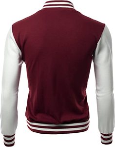 Vestes universitaires en polyester de haute qualité pour hommes Vente en gros en vrac personnalisée Nouveau design de mode Coupe ample Blank Baseball Letterman Manteaux - Product Image 4