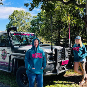 Personalizado de alta calidad French Terry Hoodies Mujeres Street Wear Essentials Custom Drop Shoulder Sudadera con capucha bordada - Product Image 2