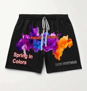 Industrie Direct Engro Sportswear Short de basket-ball rétro authentique confortable personnalisé orange-blanc - Product Image 3