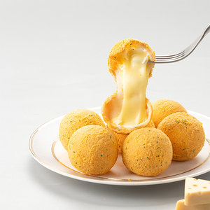 Deliziosi Palline di Formaggio Halal Super Wire Drawing, Cibo Congelato, Snack di Strada in Stile Coreano, Vendita Diretta dalla Fabbrica - Product Image 1