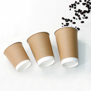 Vasos de papel Kraft compostables: vaso desechable sostenible de Vietnam para uso en oficina, restaurante, comida para llevar y entrega de alimentos - Product Image 2