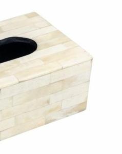 กล่องกระดาษทิชชูทำมือพร้อมสลักกระดูกของตกแต่งบ้านและสำนักงานอย่างมีสไตล์ - Product Image 6