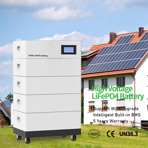 Batería de Almacenamiento de Energía Doméstica de Alto Voltaje LiFePO4 de 10 kWh con Monitoreo WiFi <span class=keywords><strong>para</strong></span> Sistema de Energía Solar Residencial - Product Image 1