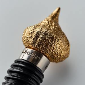 Tapón de botella de vino de Metal con haz de platino, superficie brillante, diseño navideño, logotipo de Color personalizado, duradero para quitar la tapa suave - Product Image 4