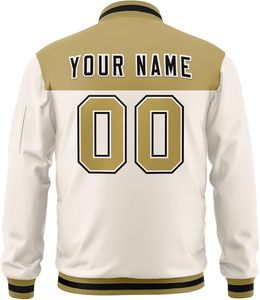 Chaquetas universitarias con cremallera completa Soporte de fábrica OEM para parches personalizados, etiqueta privada y pedidos a granel - Product Image 2