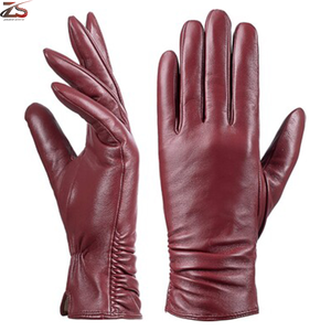 Gants d'habillage en cuir Logo personnalisé Gants de robe en cuir durables et résistants pour femmes du Pakistan - Product Image 4