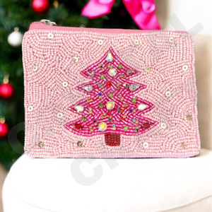 Pochette à monnaie de football perlée personnalisée Portefeuille magnifique porte-monnaie avec accessoires à la mode pour le temps de jeu - Product Image 5