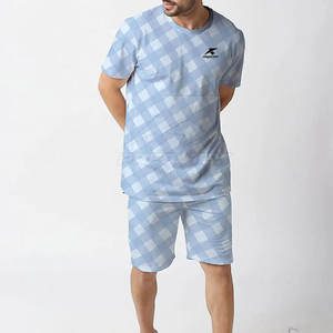 Nouveau design de t-shirts et shorts pour hommes, ensemble de shorts décontractés pour hommes, ensemble de shorts pour l'été pour hommes, vente en gros - Product Image 3