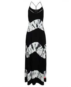 Sin mangas Tie Dye verano Maxi bohemio vestidos Boho Casual de las mujeres Maxi vestido - Product Image 3