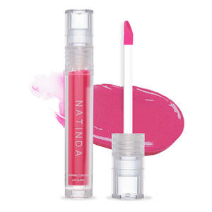 NATINDA Mineral Liquid <b>Lip</b> <b>Gloss</b> Vegan Waterproof Volumizing <b>Glitter</b> Shining Coating Matte Velvet Tint Private Label - Product Image 3