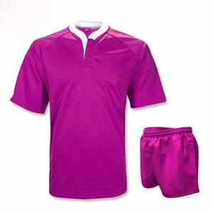 Meilleur design Ensemble d'uniformes de rugby pour hommes Haut respirant de haute qualité Nom d'équipe personnalisé Vente élevée à la nouvelle arrivée - Product Image 3